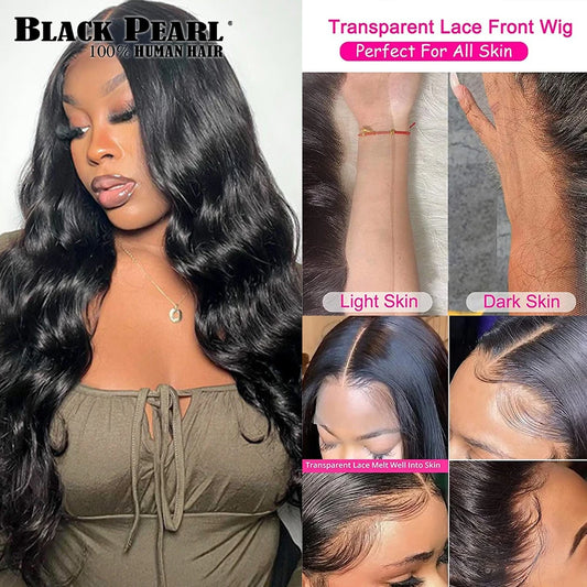 180% Body Wave Glueless Wig Human Hair  13x4 Lace Frontal