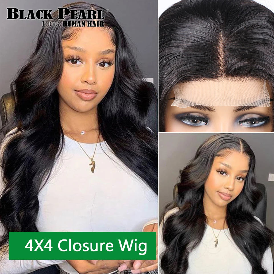 180% Body Wave Glueless Wig Human Hair  13x4 Lace Frontal