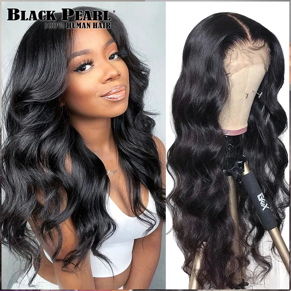 180% Body Wave Glueless Wig Human Hair  13x4 Lace Frontal
